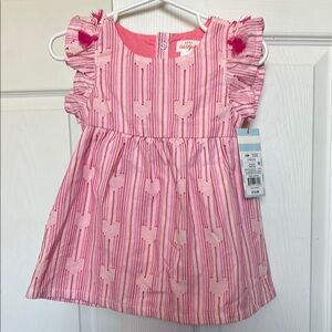 Cat & Jack Pink Striped Dress
